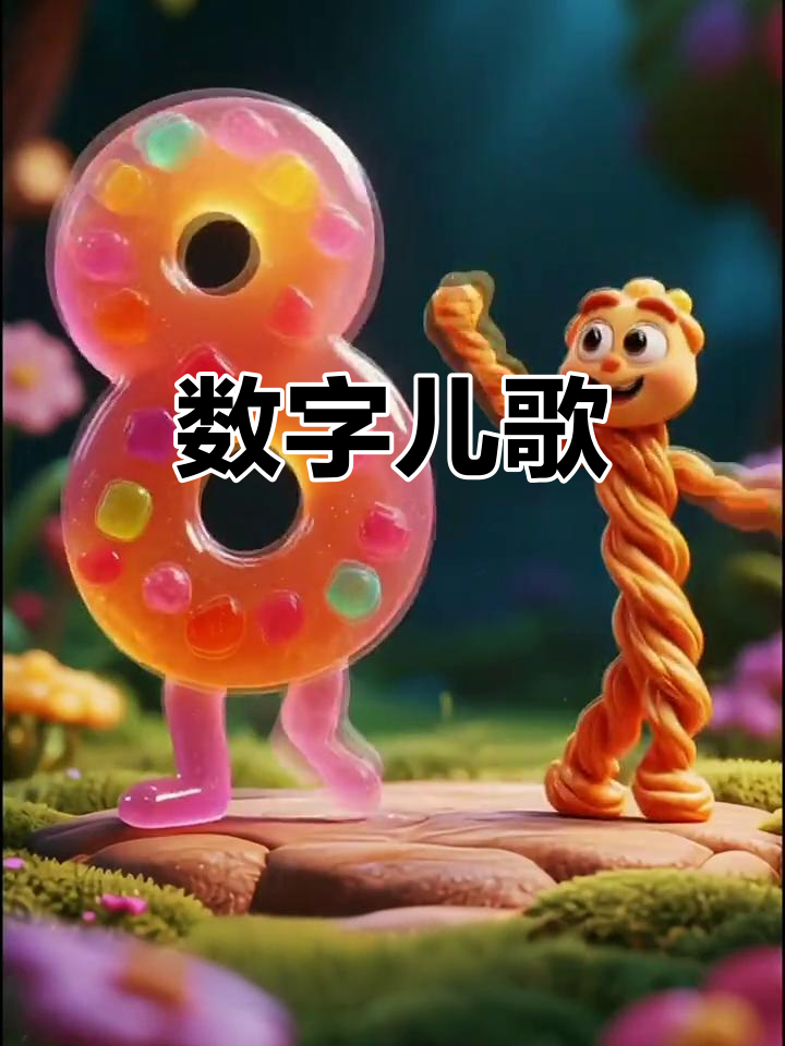 数字歌:从1到9,每个数字都像生活中的小物件