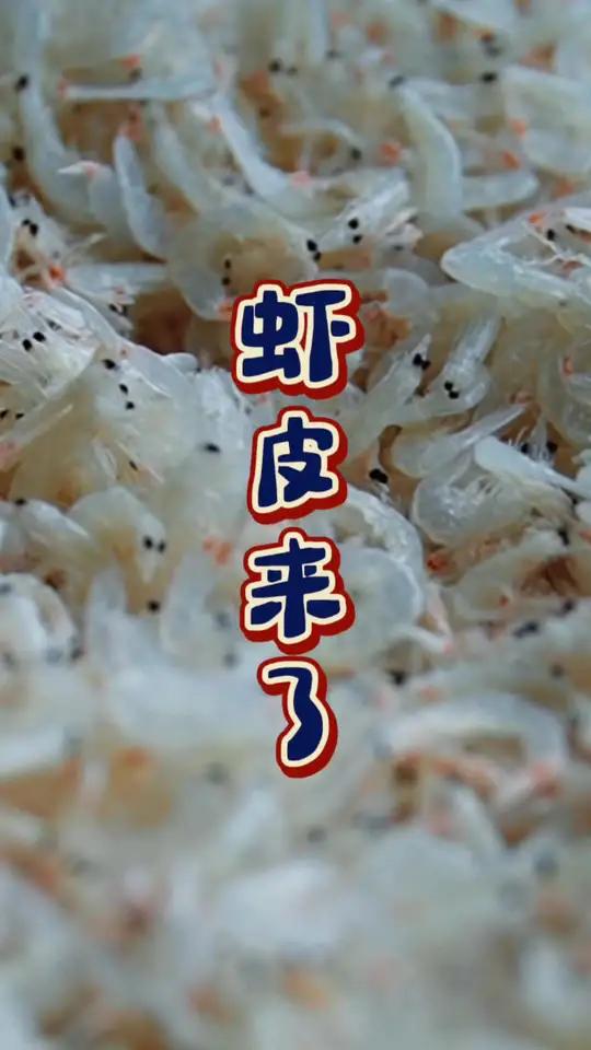 虾皮来了 终于又找到了新鲜的小虾皮,晚上见