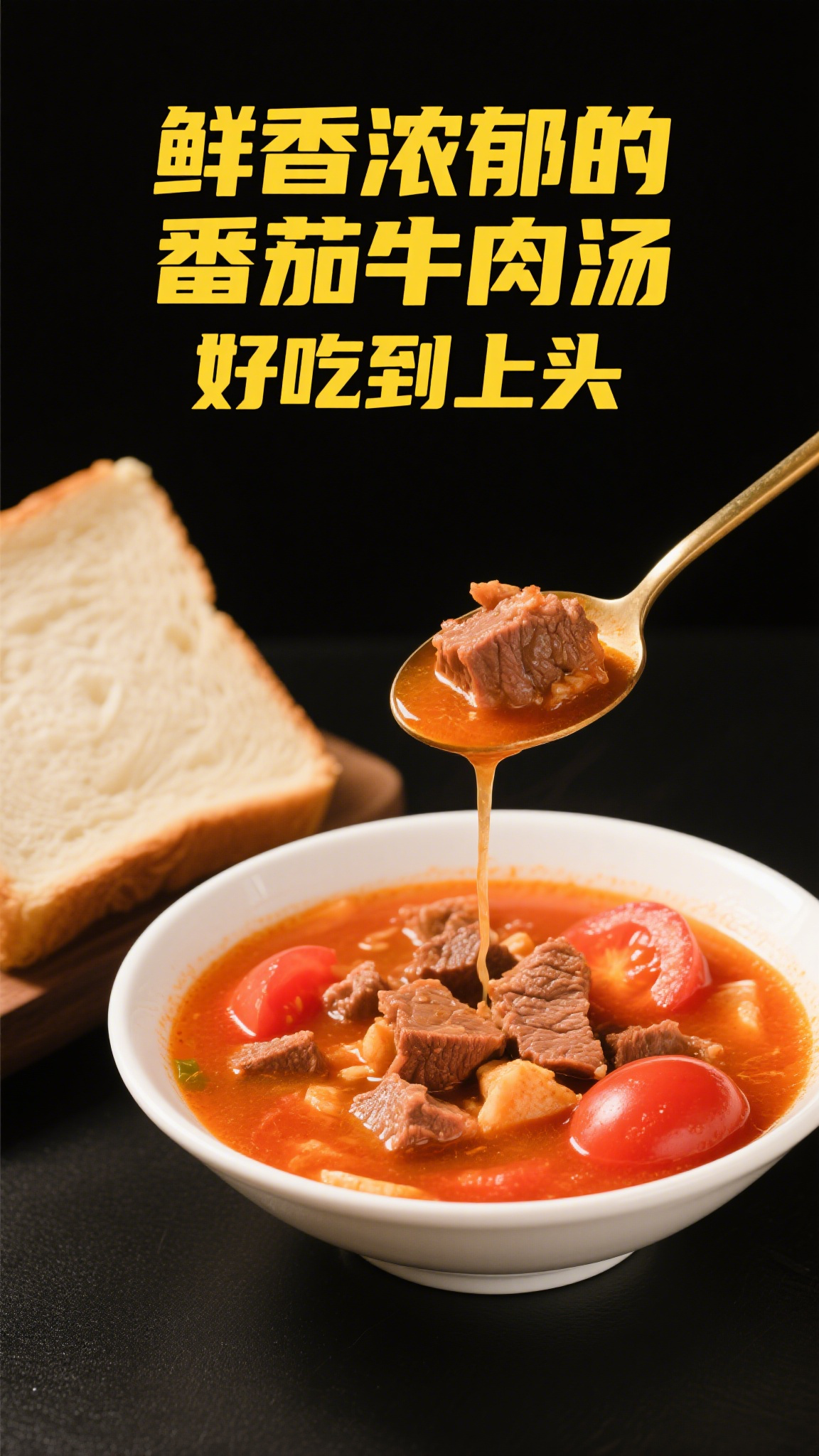 鲜香浓郁的番茄牛肉汤，好吃到上头