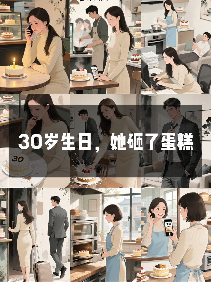 30岁生日被出轨,她砸了蛋糕转身追梦