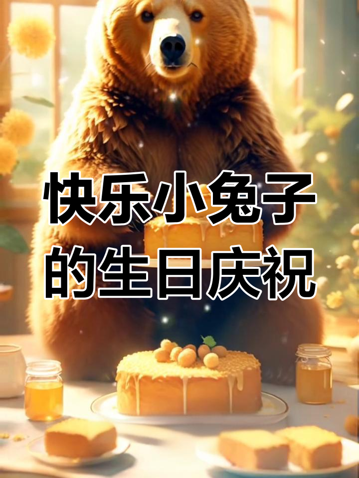 小兔子生日派对,森林动物们送祝福
