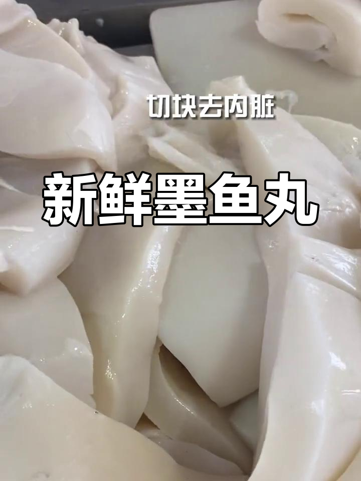 手工墨鱼丸,鲜美浓郁的潮汕风味