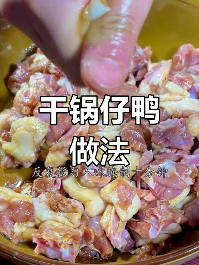 用小鸭子做干锅仔鸭,学会后家里也能开特色菜馆