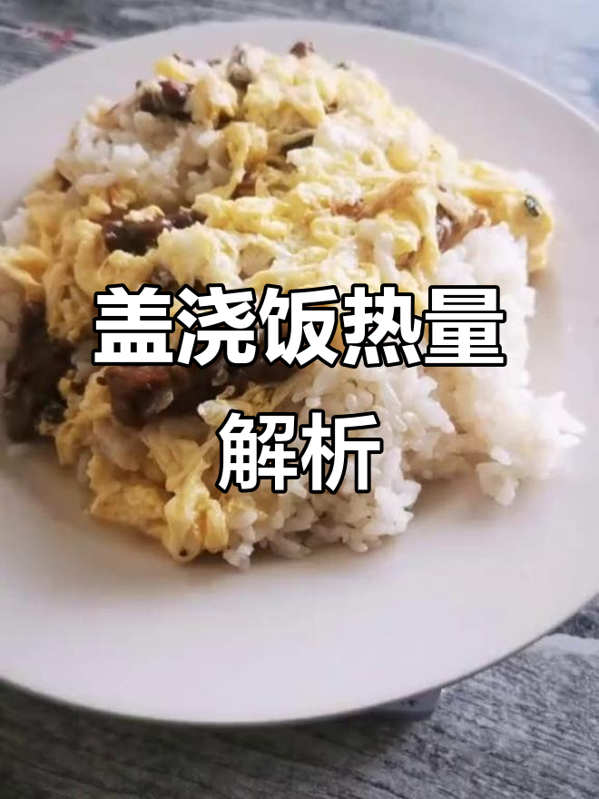 盖浇饭热量大揭秘,吃多少才不胖?