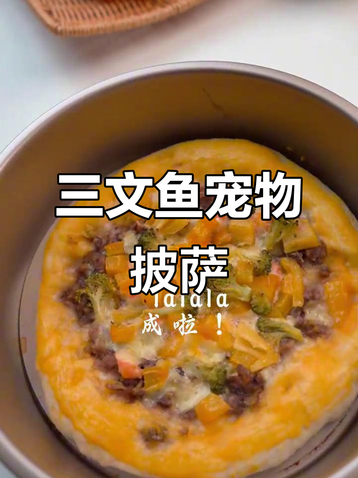 宠物披萨登场,三文鱼让毛发更亮丽!