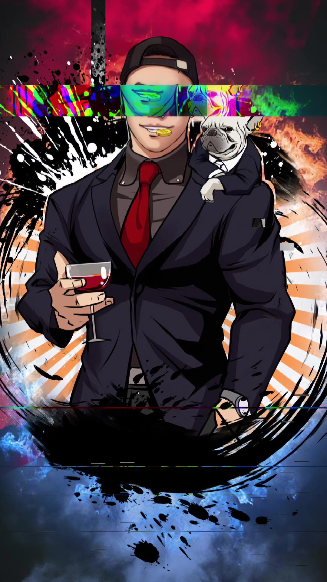 画画 头像 头像设计之西装暴徒