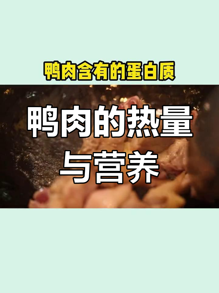 鸭肉热量揭秘,减肥时要注意