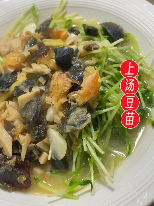 学会这个汤 你就可以上汤一切 上汤豆苗