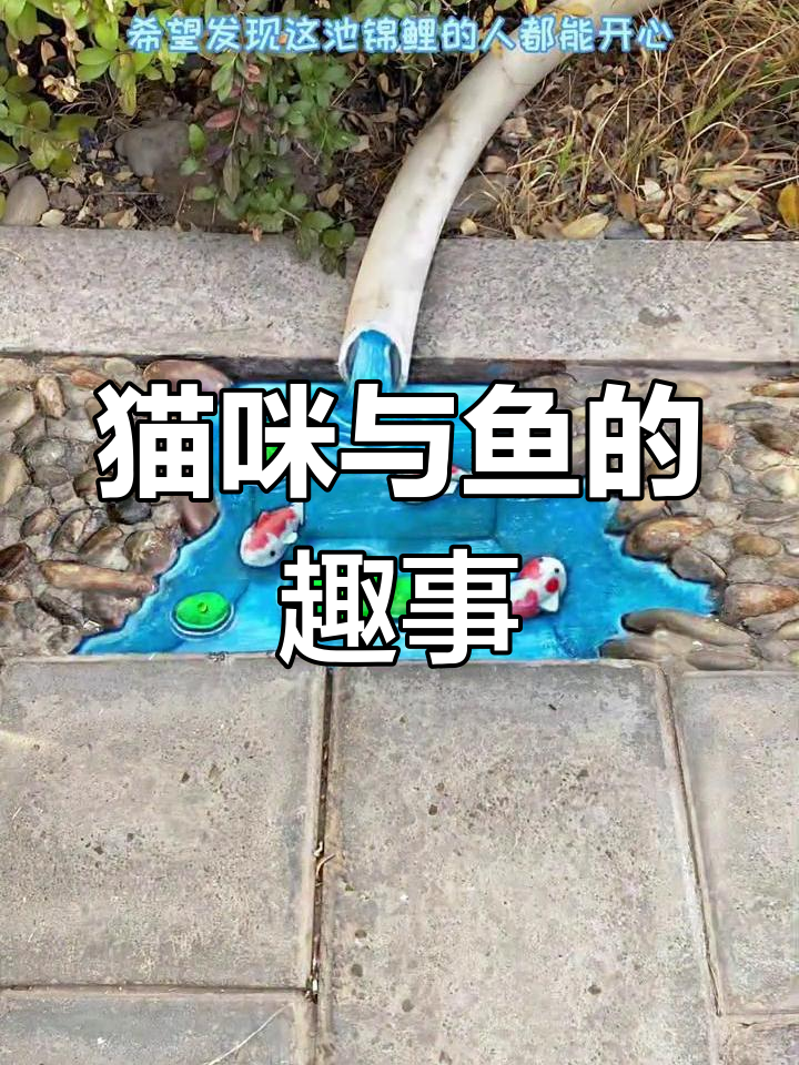 猫偷吃鱼,妈妈生气了?我画个池塘安慰她
