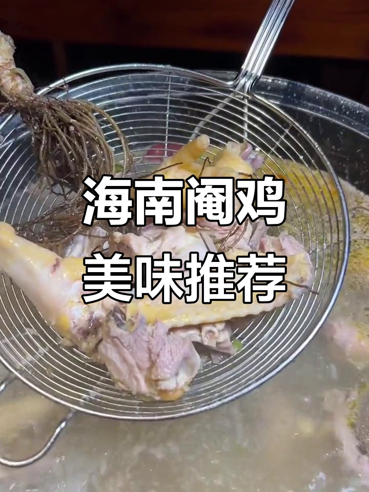 海南阉鸡,味道绝佳!这家店真是让人回味无穷
