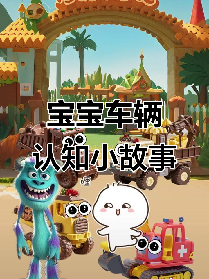 儿童趣味工程车大冒险,挖掘机也能像玩具一样有趣