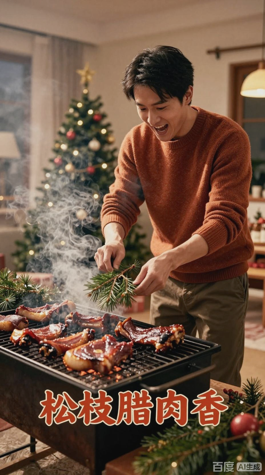 废弃圣诞树变身豪华熏肉架，邻居看呆求教程！