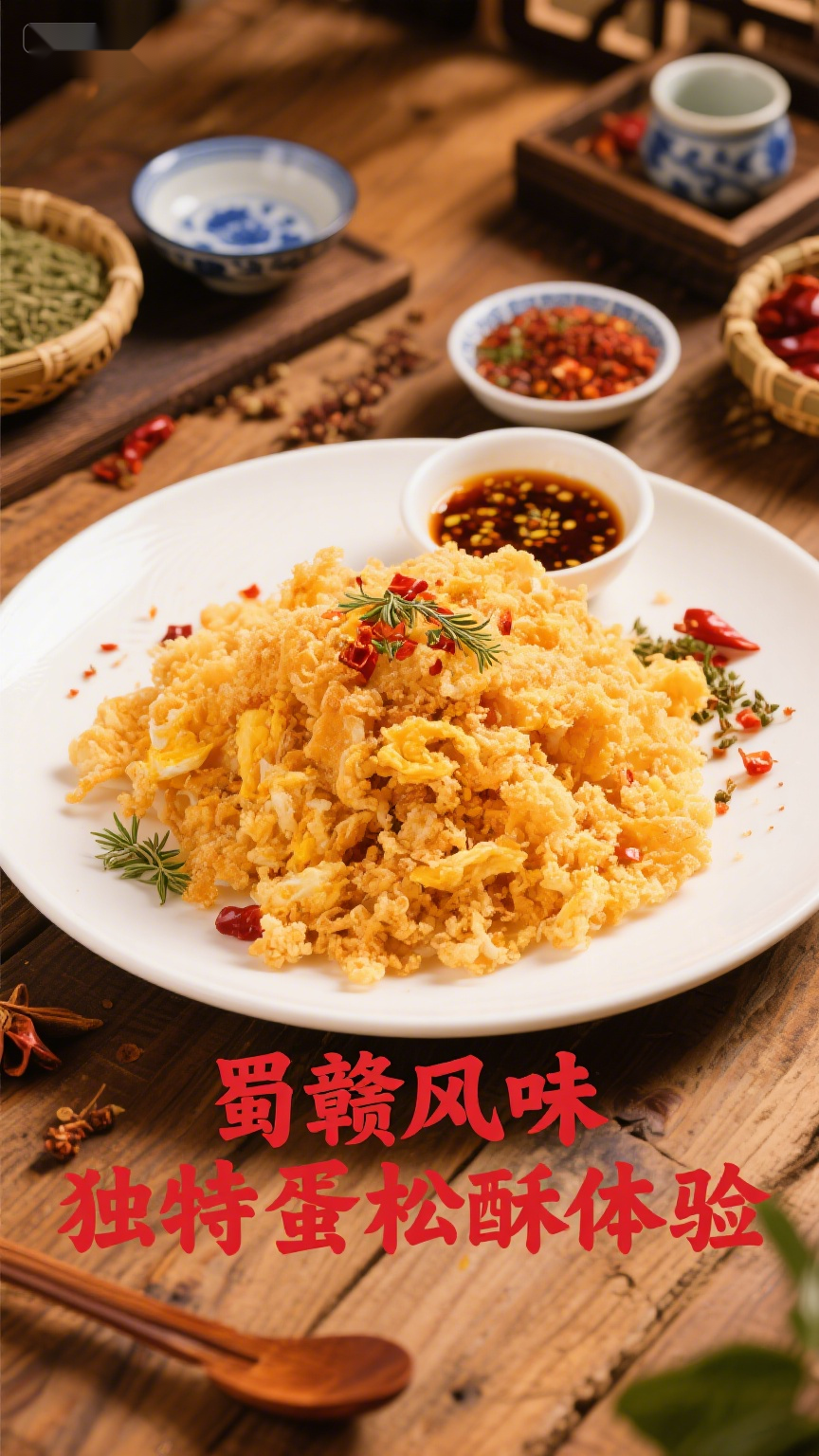 蜀赣风味,独特蛋松酥体验