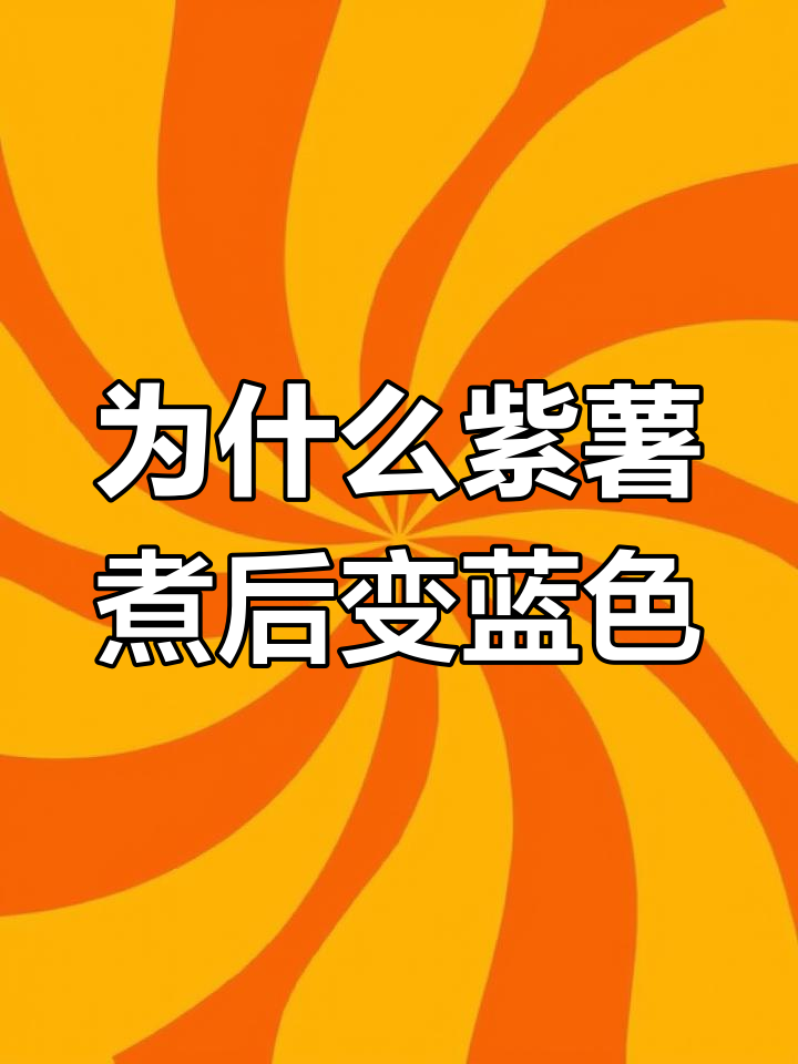 紫薯变蓝?花青素遇碱变色揭秘