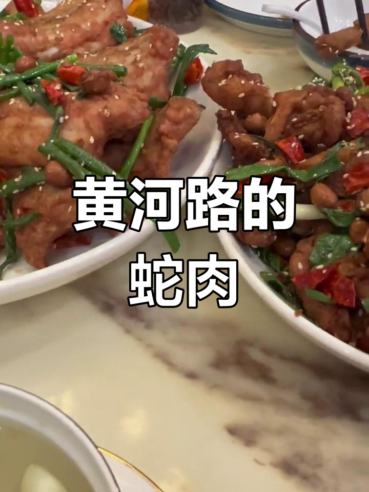 黄河路美食,蛇肉好吃到爆