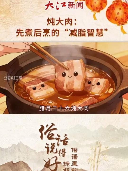 俗话说得好｜二十六，炖大肉：先煮后烹的“减脂智慧”