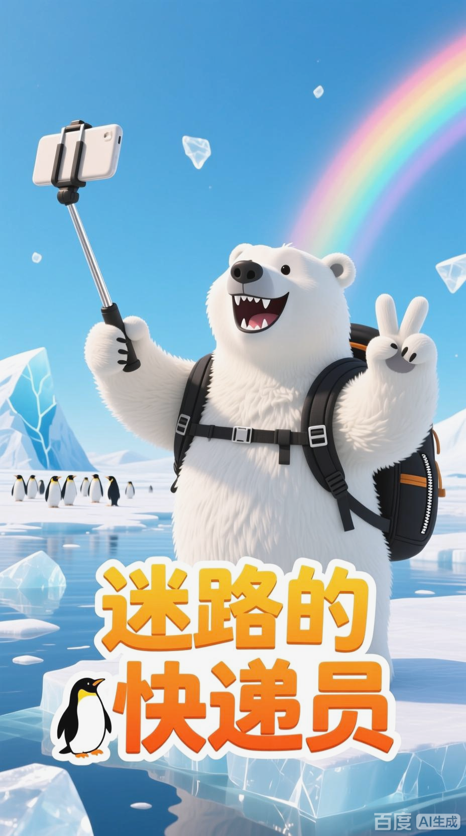 北极熊的南极奇遇记