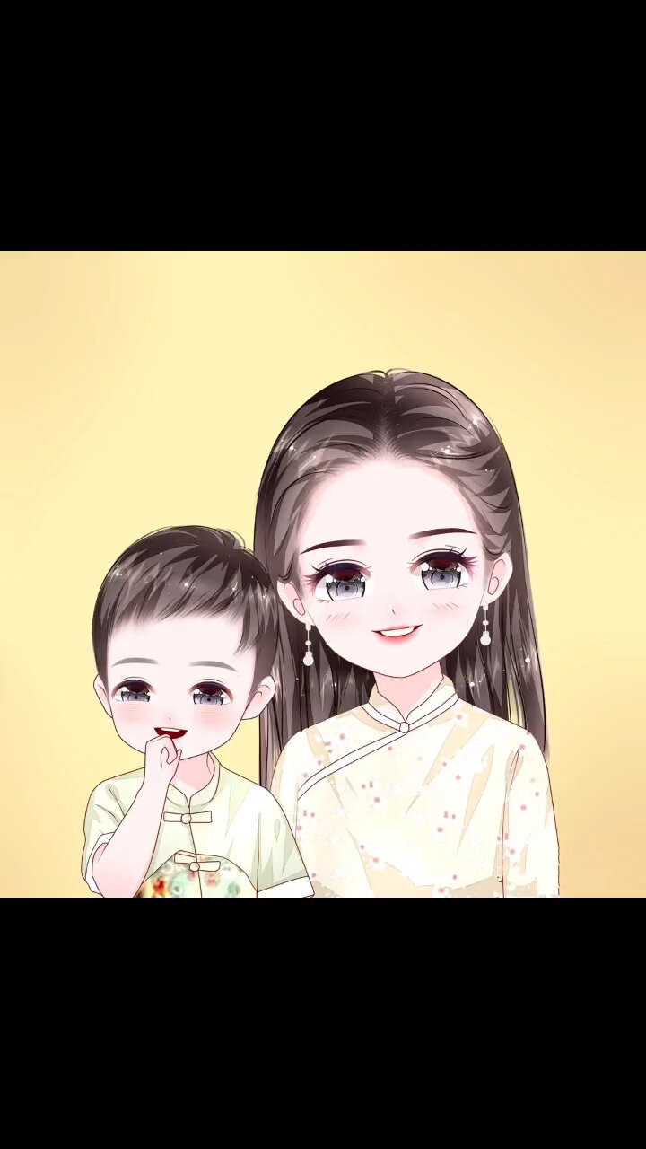 母子母女可爱卡通头像