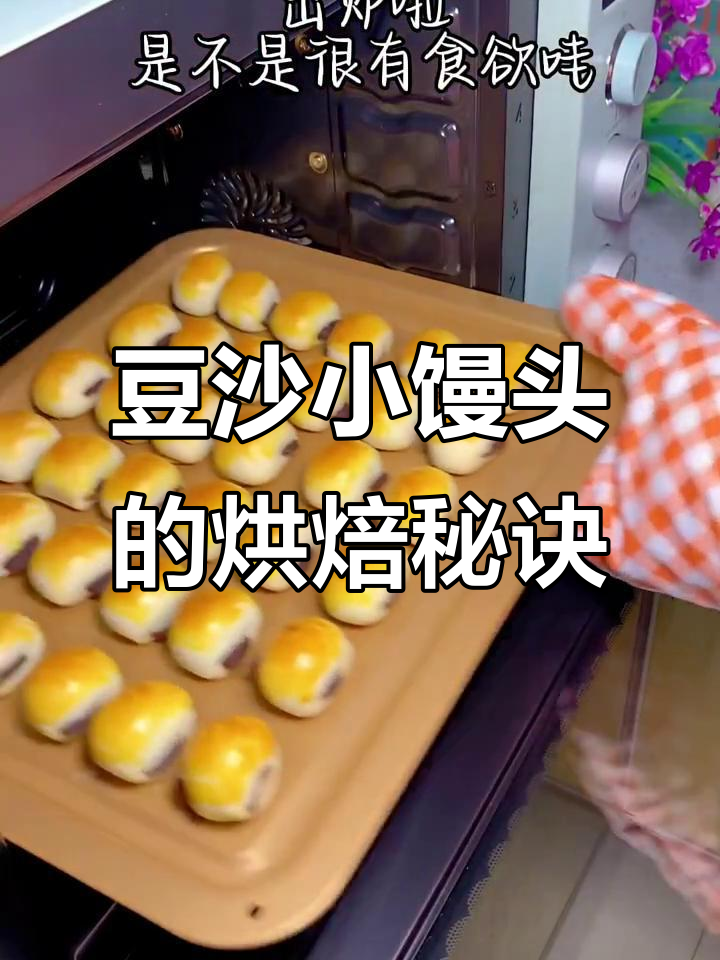 海氏烤箱豆沙小馒头,大人孩子都爱吃