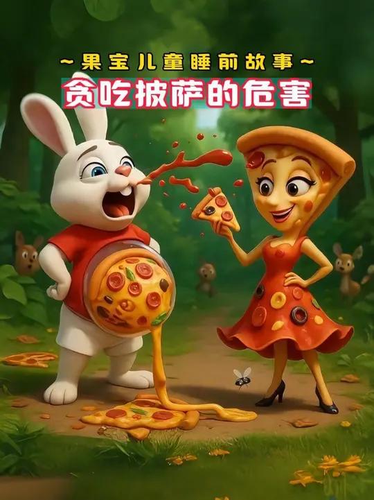 儿童睡前故事《贪吃披萨的严重后果》儿童睡前故事《贪吃披萨的严重后果》3-6岁儿童睡前故事推