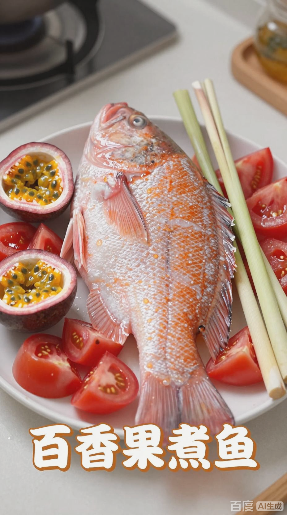 百香果煮鱼,简单美味新选择
