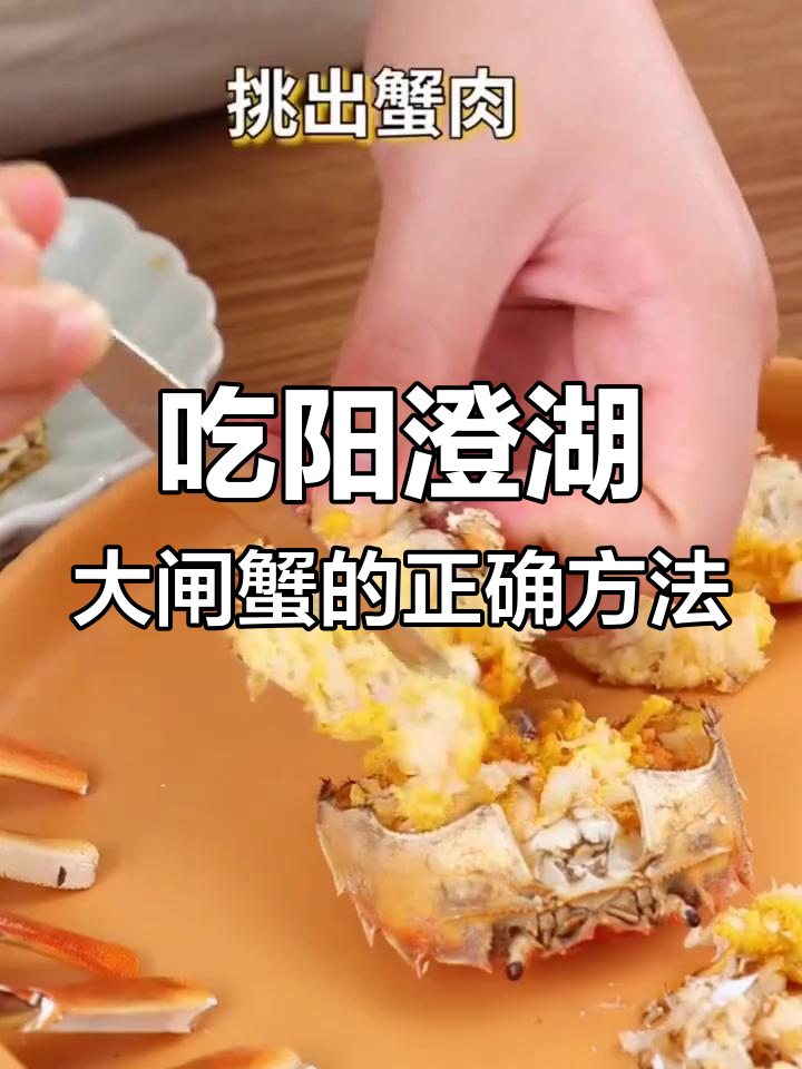 阳澄湖大闸蟹吃法全揭秘,粤菜帮教你如何不浪费每一口