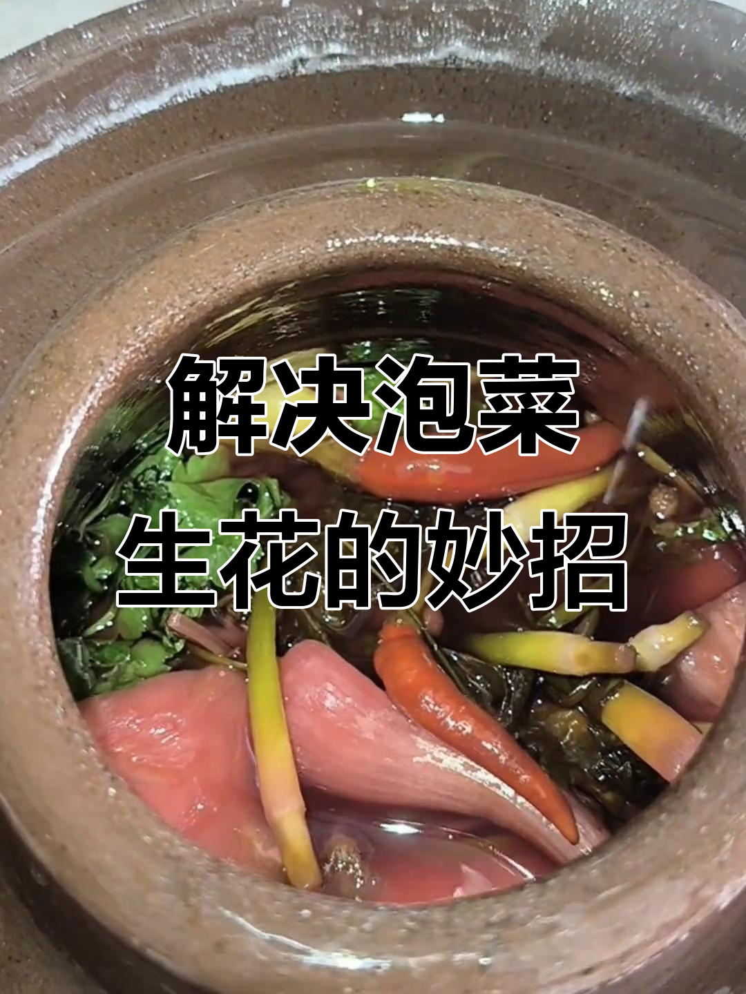 夏季泡菜生花问题轻松解决,蒜和芹菜叶有奇效!