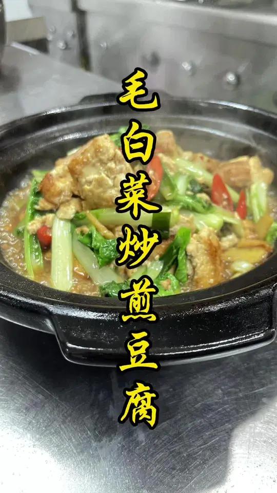 砂锅毛白菜炒煎豆腐热气腾腾的好吃又下饭. 真实生活分享计划精选计划上热搜内容启发搜索@辣椒