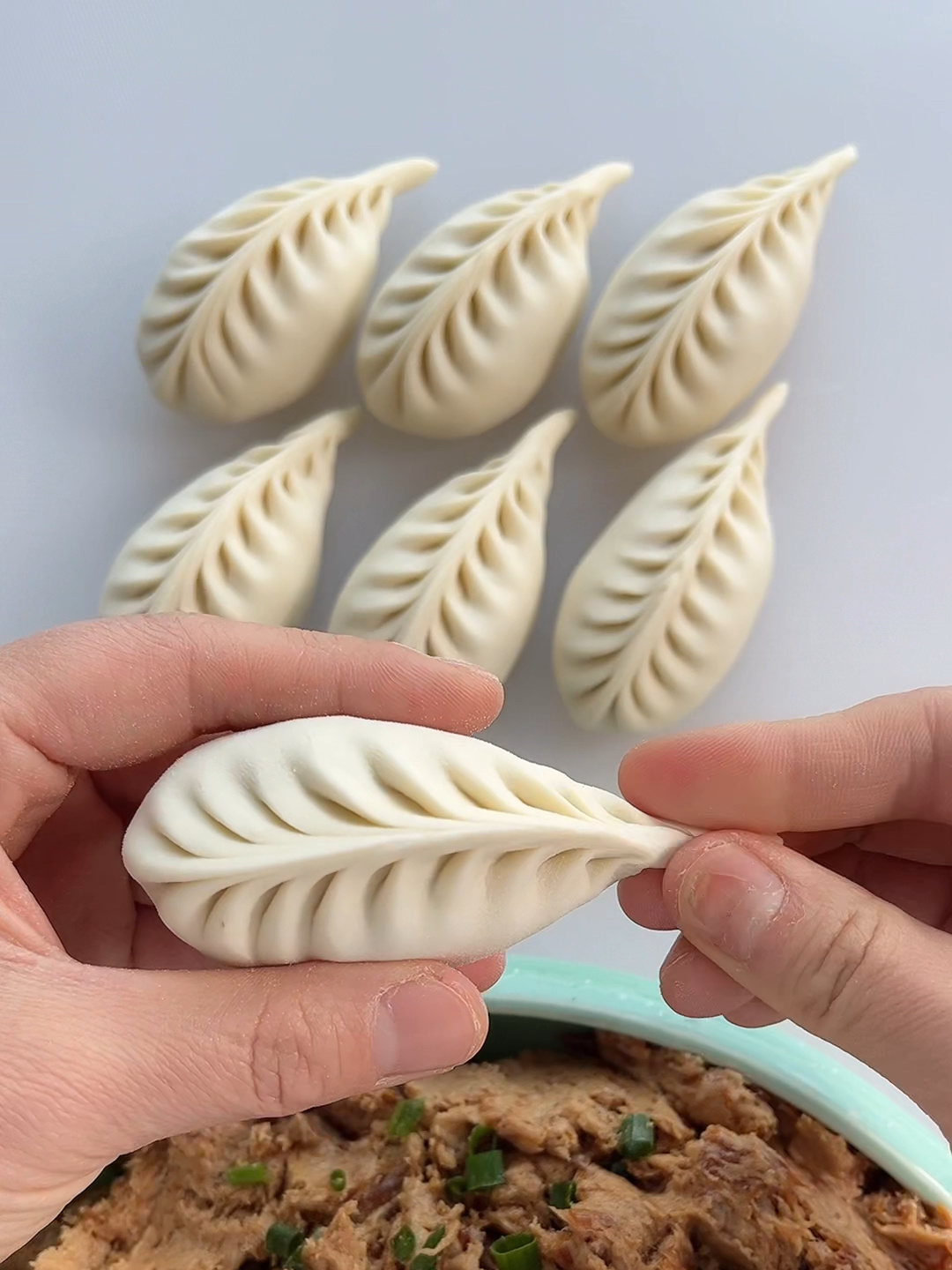 麦穗饺包法