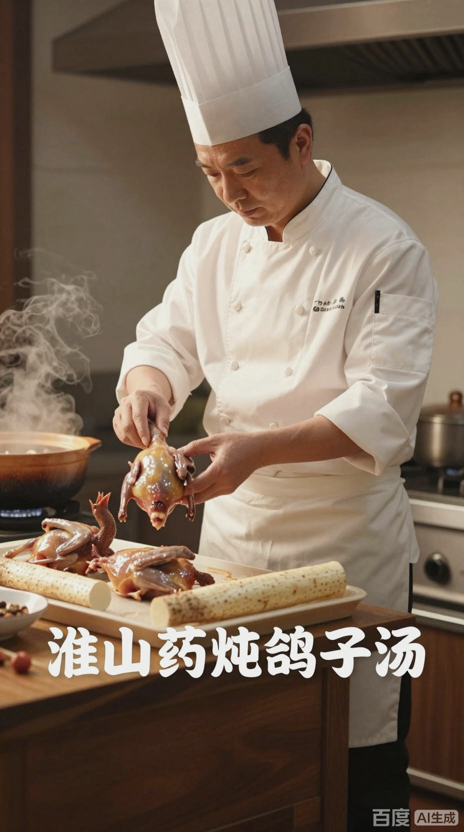 淮山药炖鸽子汤，原汁原味滋补佳品