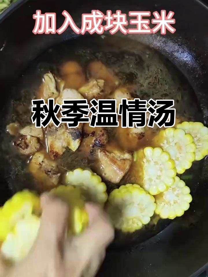秋日暖心汤,排骨软糯玉米香甜,温暖每一刻