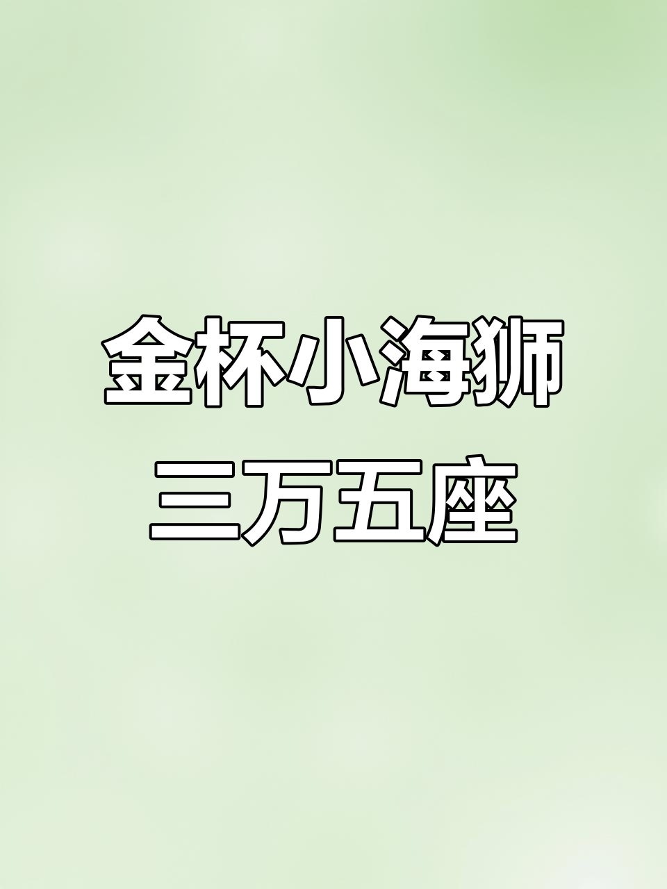 三万块买五座金杯小海狮,零利息贷款政策超值推荐