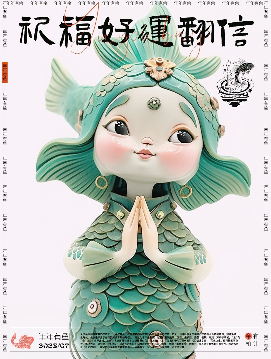 小小的可爱|古风美人鱼祈福 大大的美好