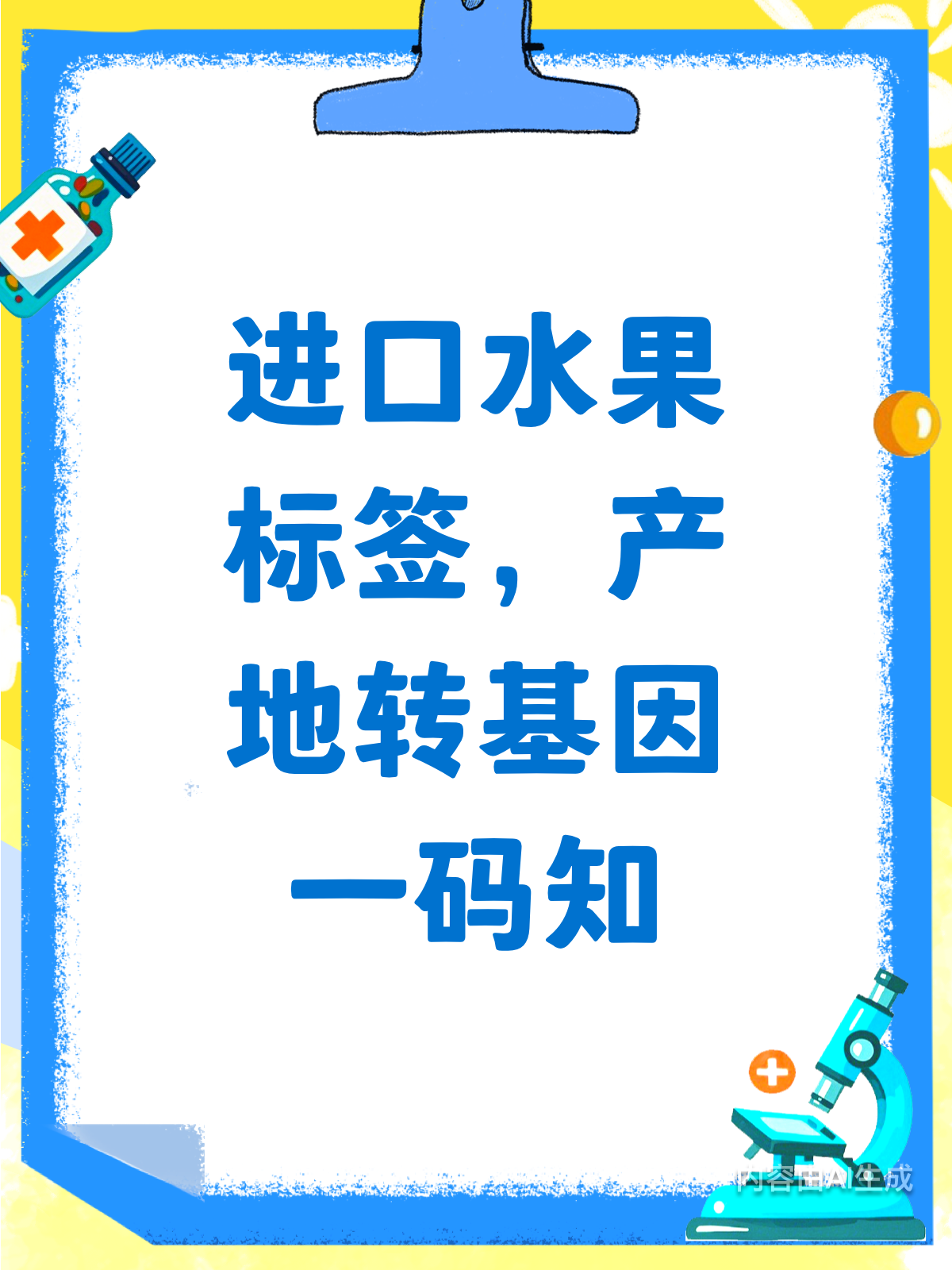 进口水果标签藏玄机,这样看产地&转基因!