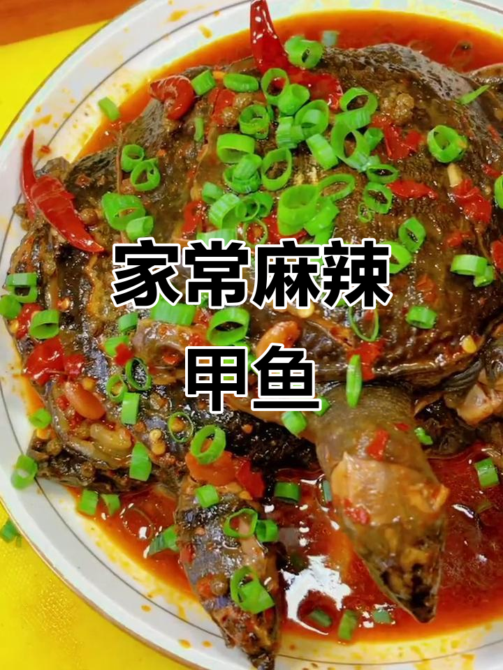 麻辣甲鱼,下酒又下饭!家常做法大揭秘
