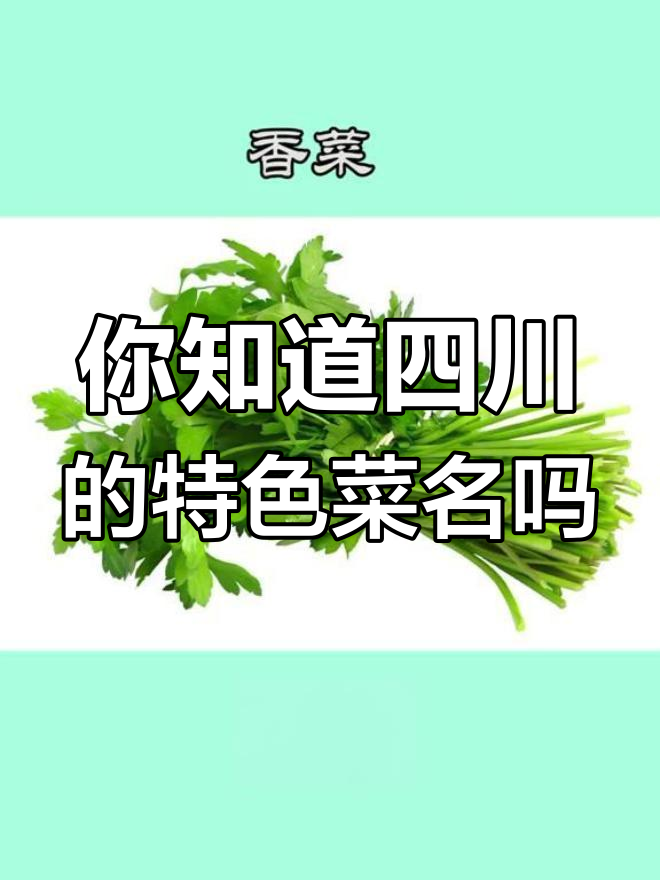 四川话里的这些菜名,你能猜出来吗?