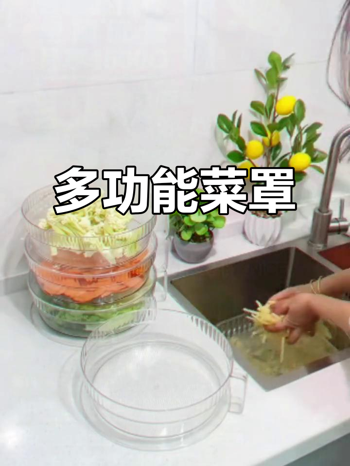 冬季必备,菜罩保温防尘,还能当装饰盘