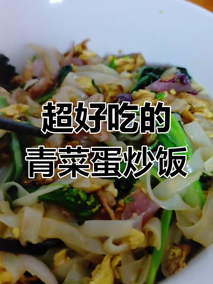 妈妈炒河粉,鸡蛋肉丝超美味!