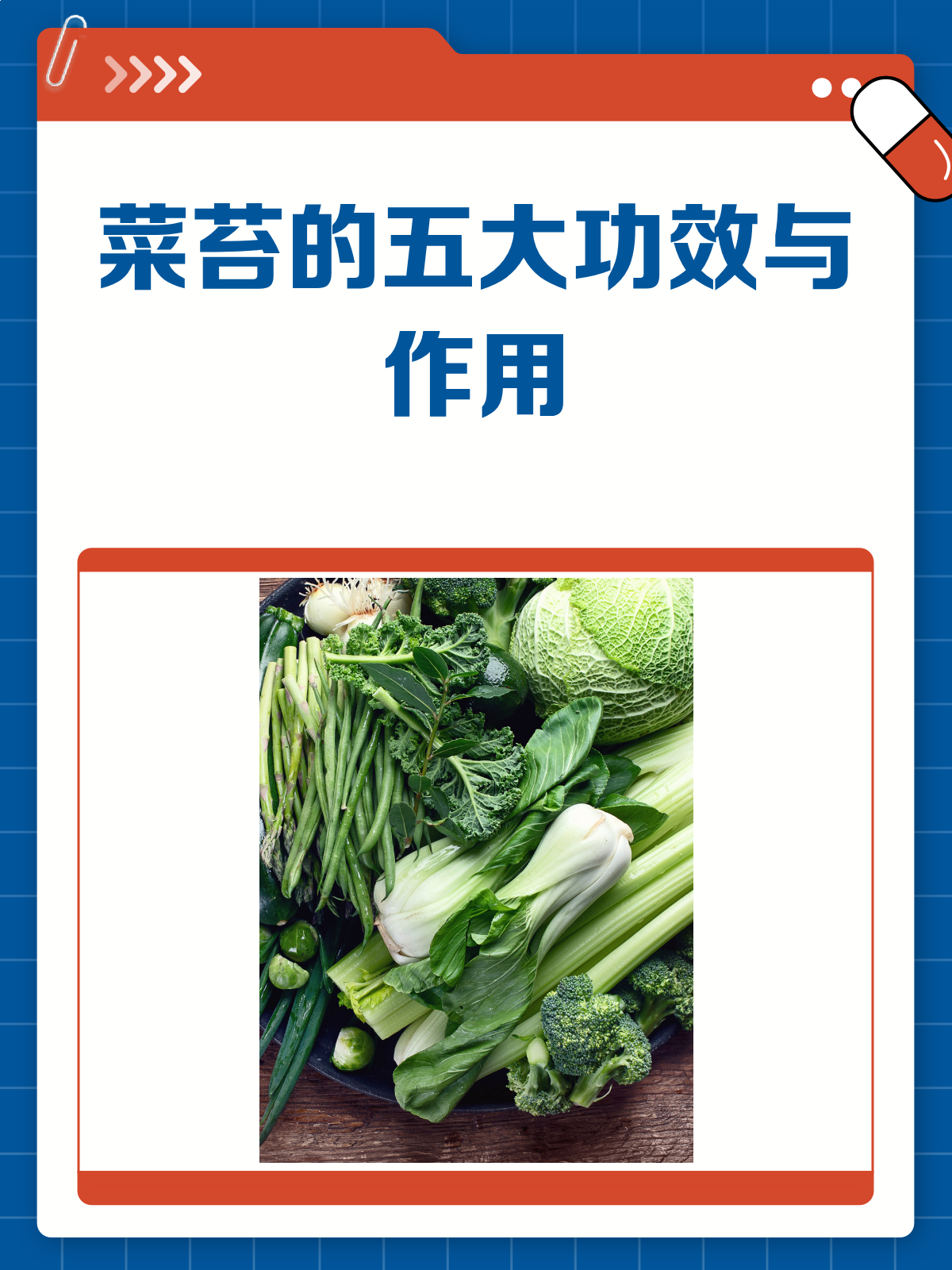 菜苔居然这么有用！功效作用大揭秘！