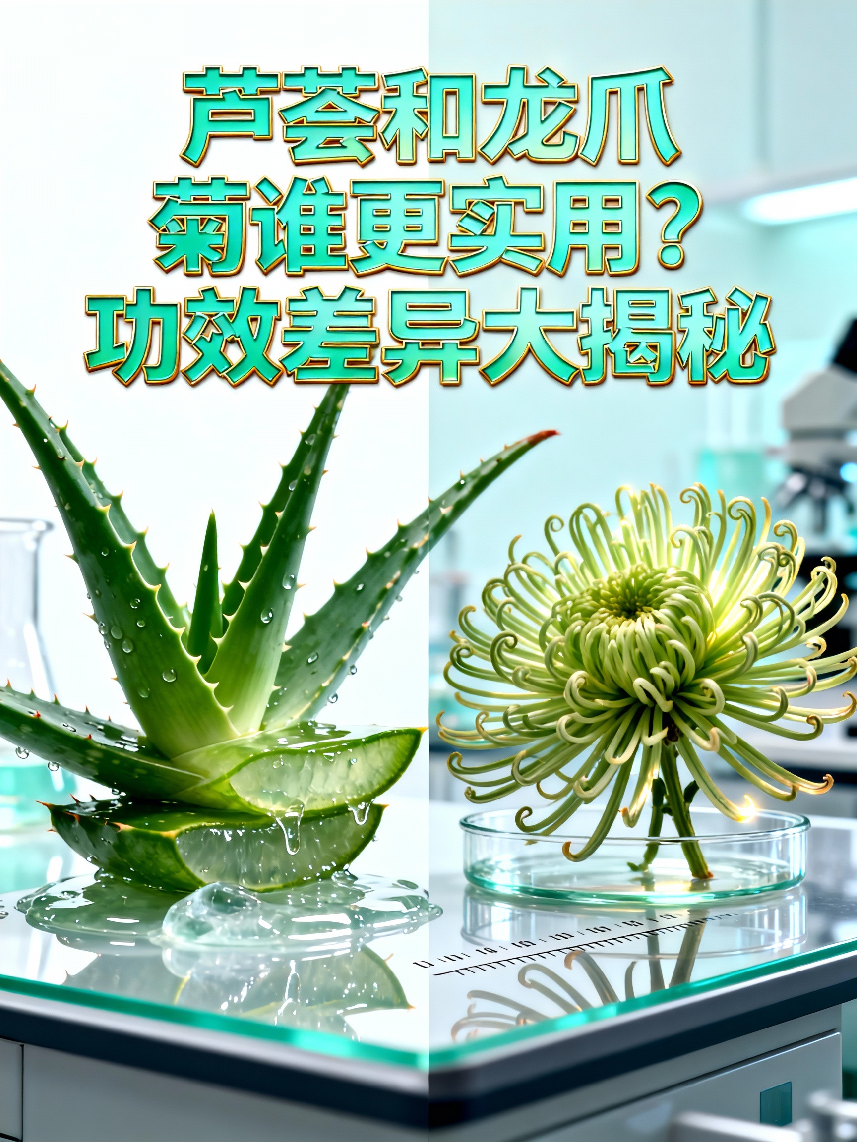 芦荟和龙爪菊谁更实用?功效差异大揭秘