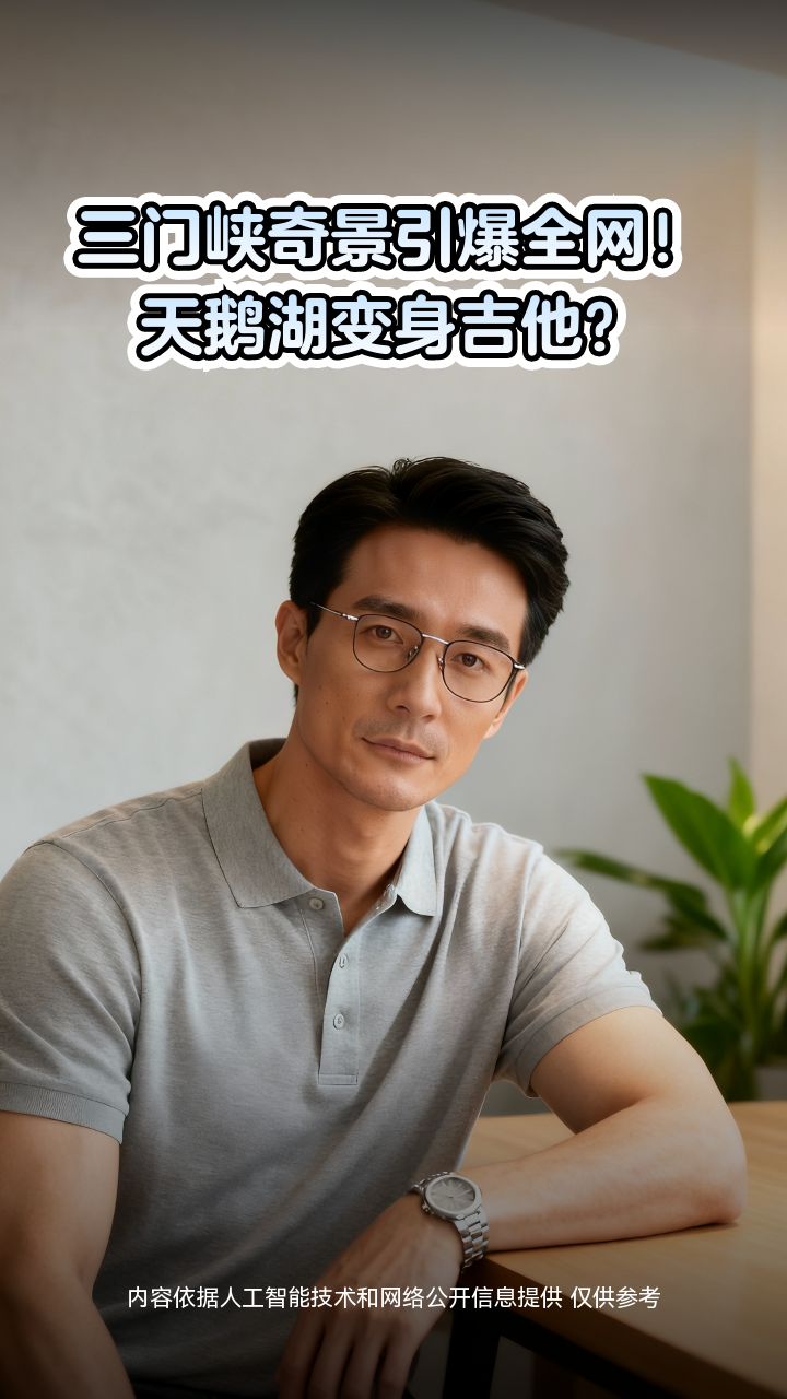 三门峡奇景引爆全网!天鹅湖变身吉他?