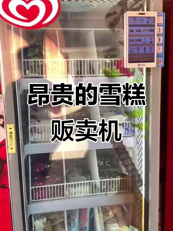 一台雪糕自动售货机,价格贵但质量超乎想象
