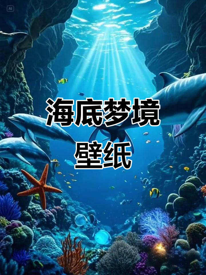 梦幻海底壁纸,带你感受海洋的治愈力量