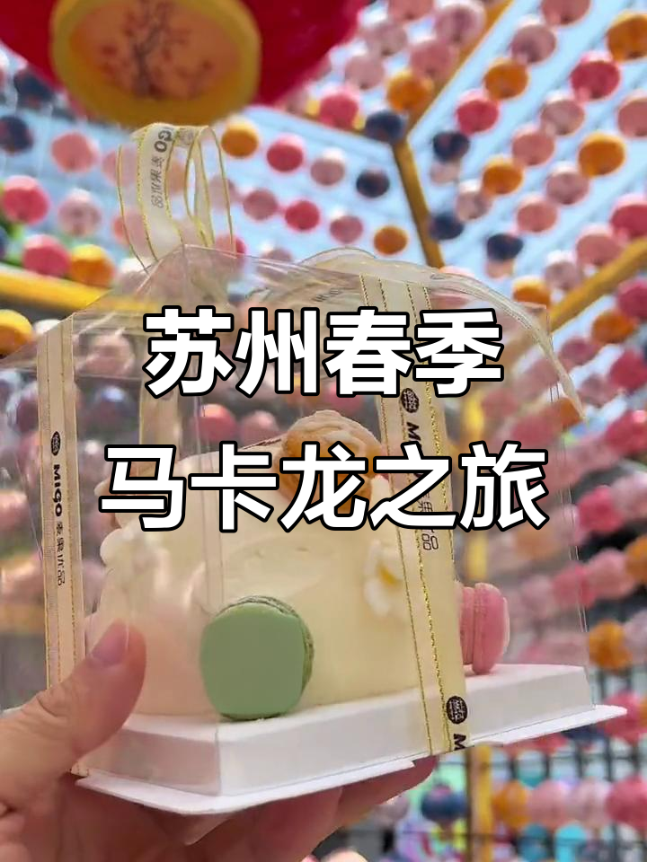 苏州春日限定马卡龙蛋糕,带你畅游美景与甜蜜时光