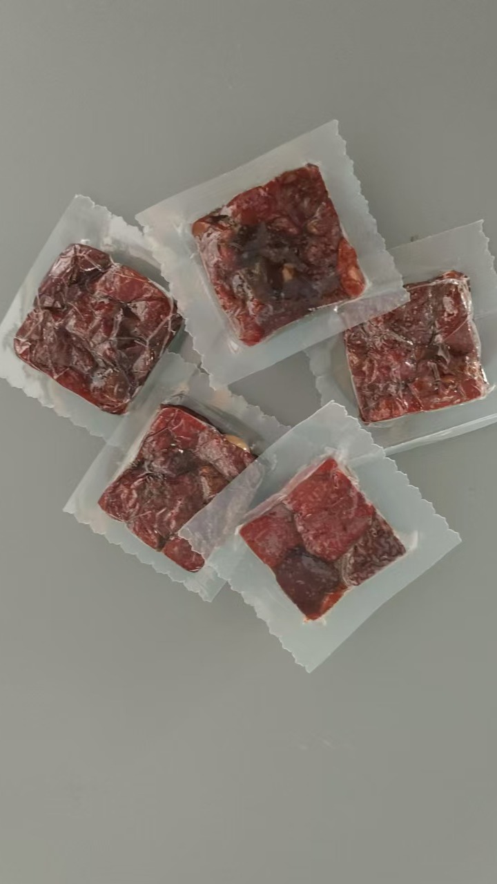 猪肉脯拉伸膜真空包装机,使用加工车间现场直播!