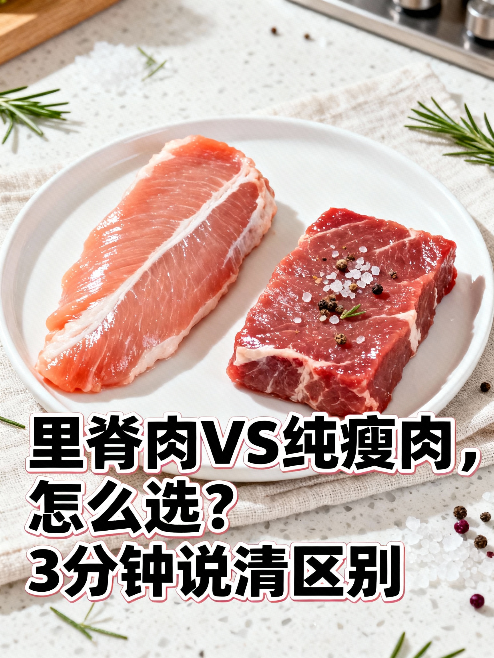 里脊肉和纯瘦肉到底怎么选？3分钟说清区别