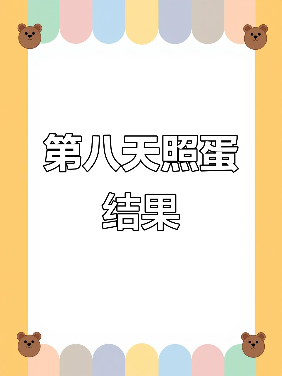婆罗门孵化第八天,照蛋发现三枚白蛋和花壳鸡蛋