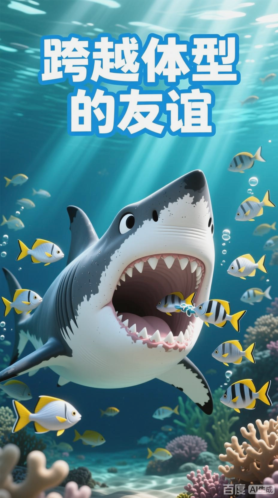 鲨鱼与向导鱼的奇妙共生
