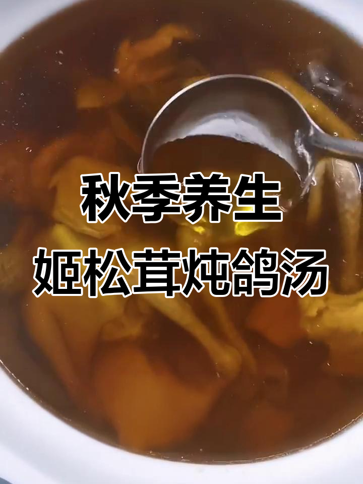 秋天滋补,姬松茸炖鸽子汤暖心登场