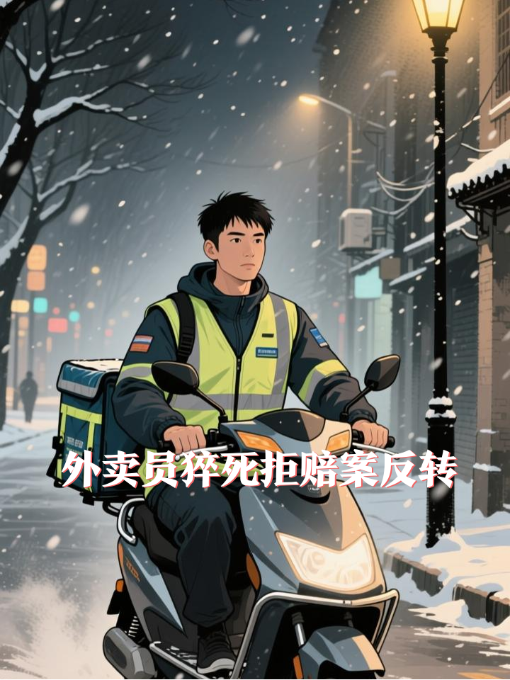 上海市静安区一名外卖员猝死家中,当日下午仍在送餐;保险公司称非在岗状态,拒绝理赔!检察机关